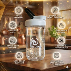 750ml Gym Shaker Bottle – Durable BPA-Free Protein Shake Cup with Mixing Ball for Supplements & Sports Use