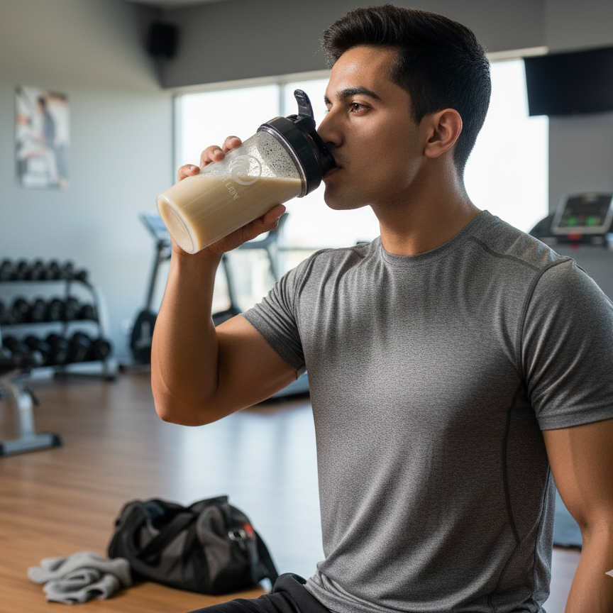 500ml Gym Shaker Bottle – Durable BPA-Free Protein Mixer Cup for Smooth Shakes, Gym, Fitness & Outdoor Training