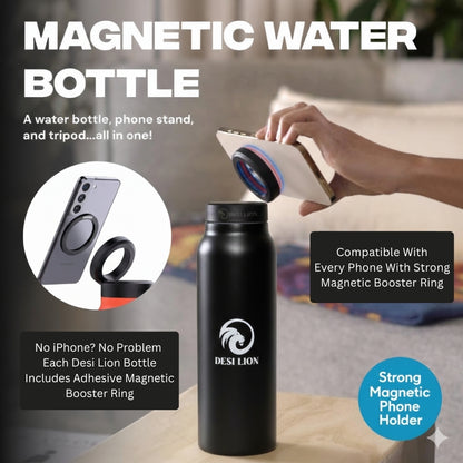 Magnetic Water Bottle 710ml – Hot & Cold Stainless Steel Flask
