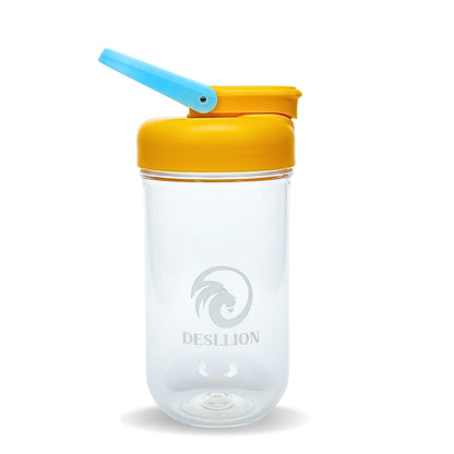 DESI LION Protein Shaker Bottle 750ml – Strong Tritan Build, BPA-Free, Leak-Proof, Easy to Clean with Stainless Mixing Ball