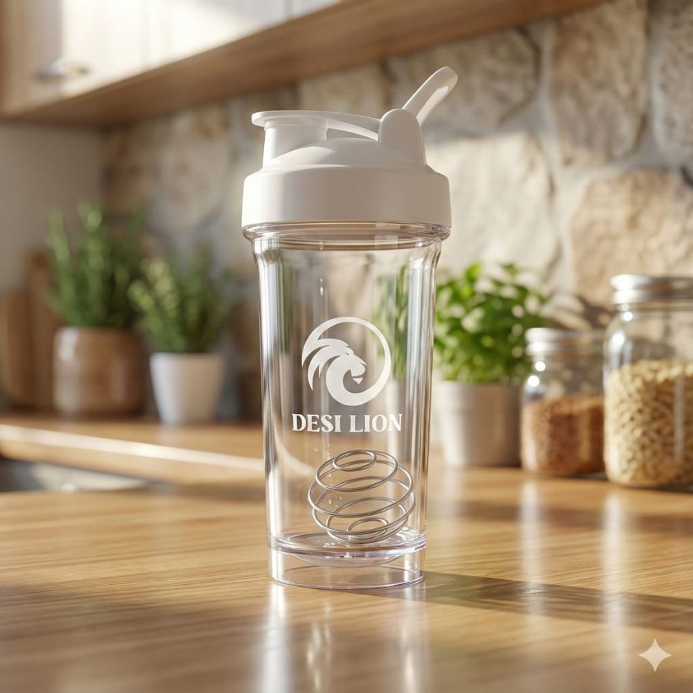 500ml Gym Shaker Bottle – Durable BPA-Free Protein Mixer Cup for Smooth Shakes, Gym, Fitness & Outdoor Training