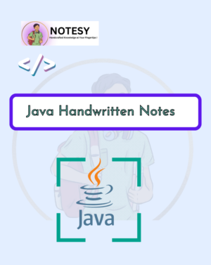 Java Handwritten notes