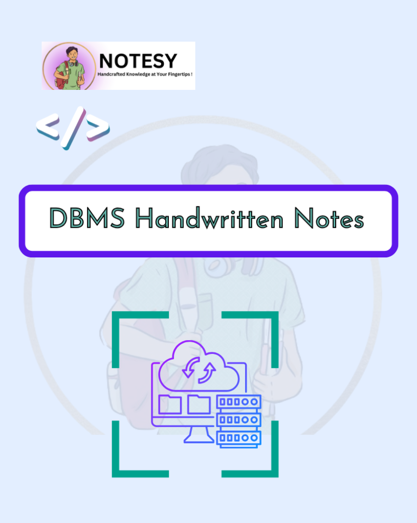 DBMS Handwritten Notes